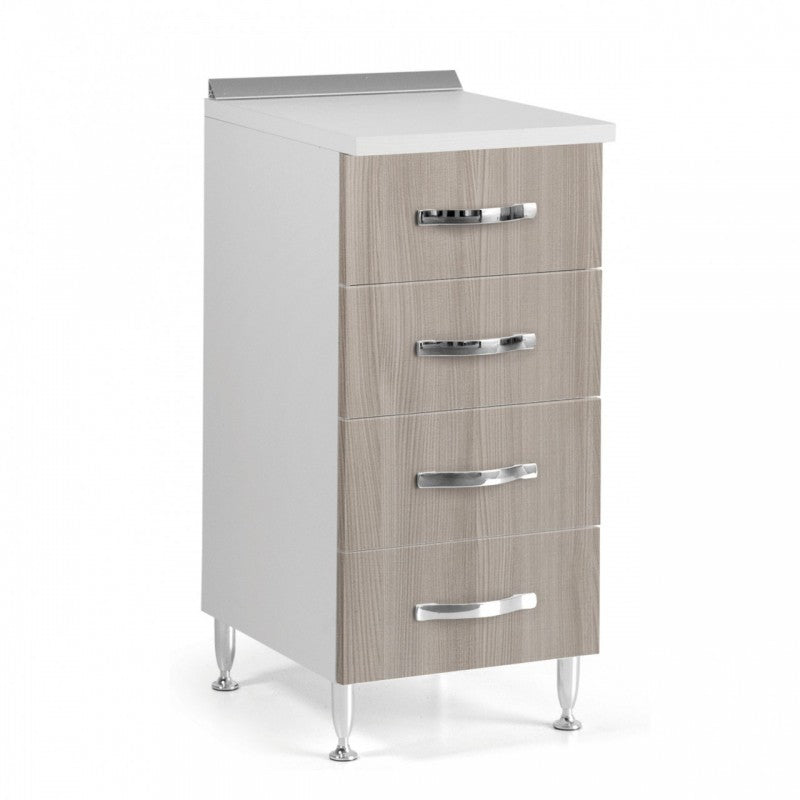 mueble para debajo del fregadero de cocina reversible blanco de 3 puertas  Cm 120x50xH 85